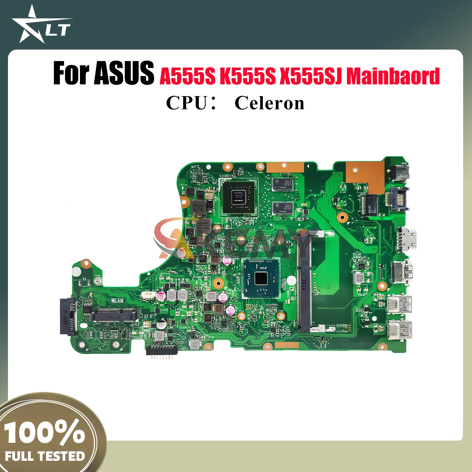 X555SJ Laptop Motherboard For ASUS VivoBook X555SJ X555S A555S K555S Notebook Mainboard With Celeron CPU 100% tests OK fast ship
X555SJ Laptop Motherboard For ASUS VivoBook X555SJ X555S A555S K555S Notebook Mainboard With Celeron CPU 100% tests OK fast ship