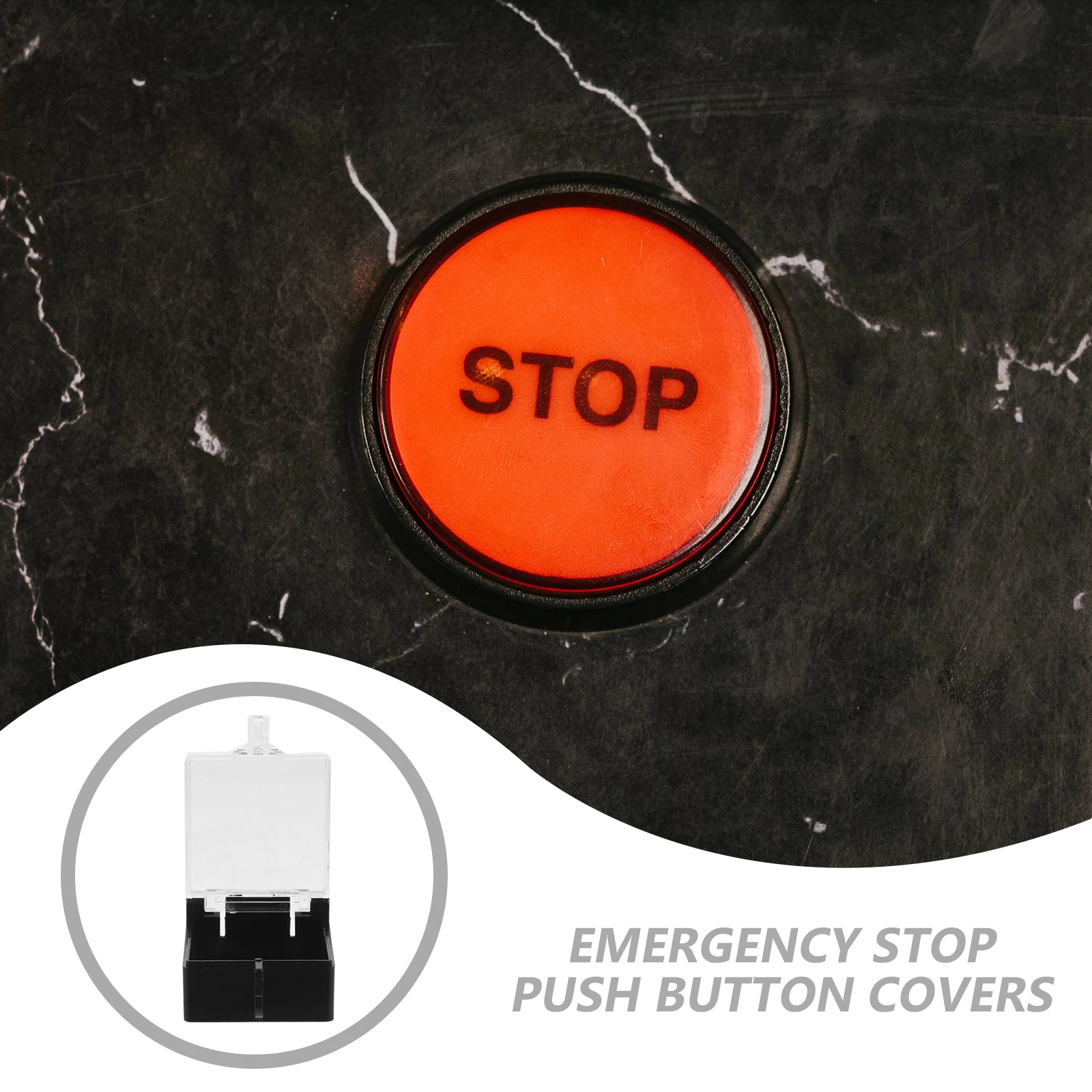 2Pcs Emergency Stop Button Dust Water Resistant PC Material Easy Installation Switch Covers Push Button Protective
2Pcs Emergency Stop Button Dust Water Resistant PC Material Easy Installation Switch Covers Push Button Protective