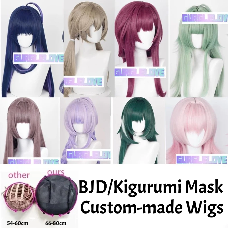 (GL61) Lolita Crossdressing BJD Mask Customized Kigurumi Mask Cartoon Anime Honkai Star Rail Cosplay Hair Wigs
(GL61) Lolita Crossdressing BJD Mask Customized Kigurumi Mask Cartoon Anime Honkai Star Rail Cosplay Hair Wigs