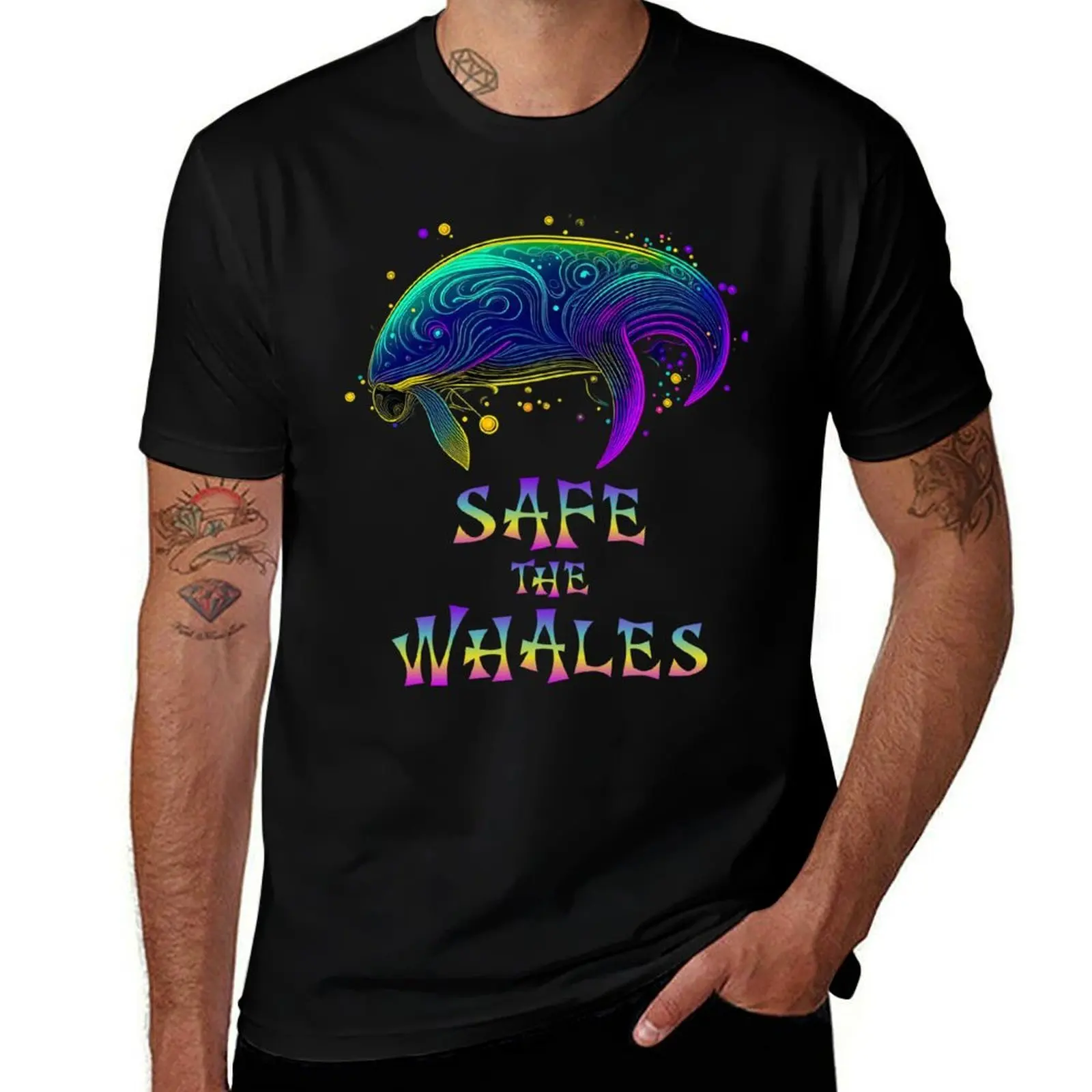 Psychodelic Safe the Whales T-Shirt quick drying graphic t shirt vintage vintage summer tops men clothes
Psychodelic Safe the Whales T-Shirt quick drying graphic t shirt vintage vintage summer tops men clothes