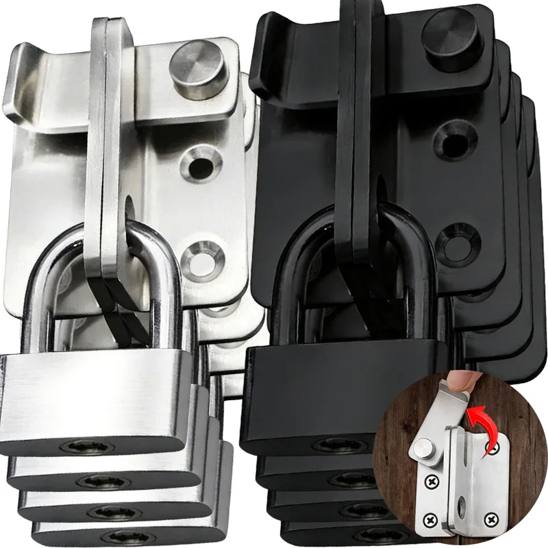 Поворотная защелка для ворот, скользящий болт, защелка, дверной замок из нержавеющей стали, защитная скользящая защелка для сарая, шкафа, окна гаража, фурнитура
Поворотная защелка для ворот, скользящий болт, защелка, дверной замок из нержавеющей стали, защитная скользящая защелка для сарая, шкафа, окна гаража, фурнитура