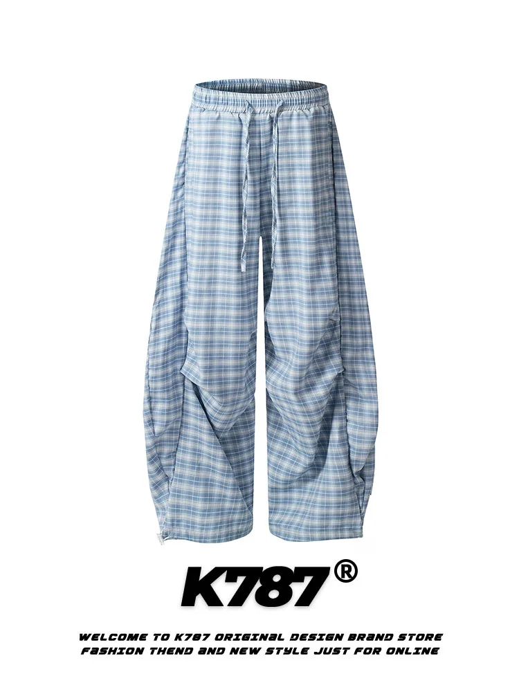 K787 American Retro Parachute Casual Pants Men Women Sports Versatile Wide Leg Knife Design Cheered Pattern Straight Leg Pants
K787 American Retro Parachute Casual Pants Men Women Sports Versatile Wide Leg Knife Design Cheered Pattern Straight Leg Pants