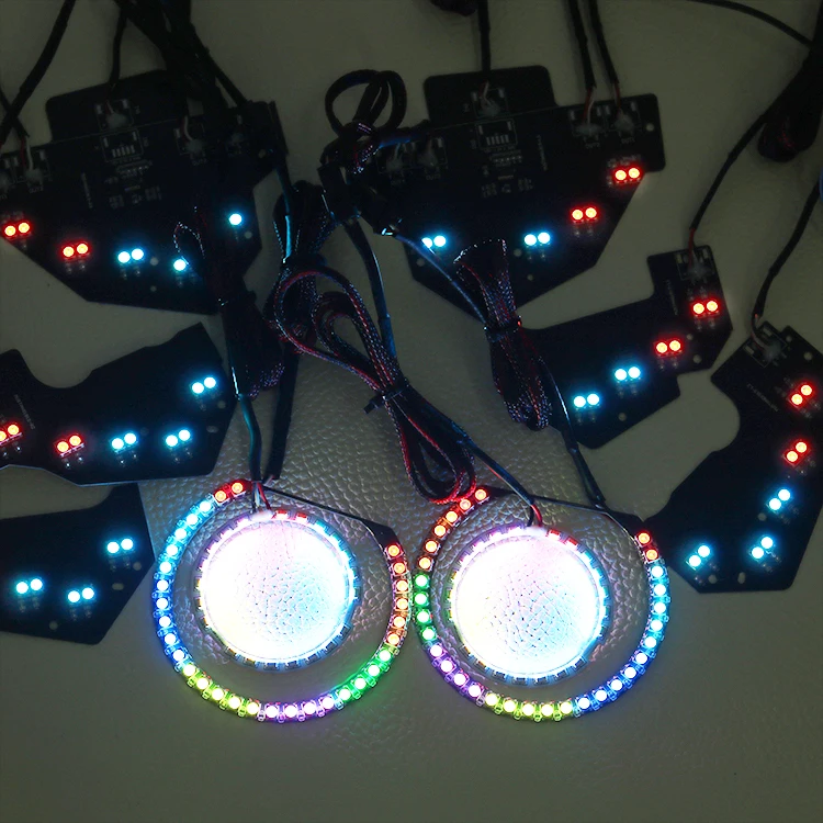 2018 Light Emitting Diode Headlights Light Emitting Diode Demon Eyes rgb drl Daytime Running Lights Light Emitting Diode Board
2018 Light Emitting Diode Headlights Light Emitting Diode Demon Eyes rgb drl Daytime Running Lights Light Emitting Diode Board