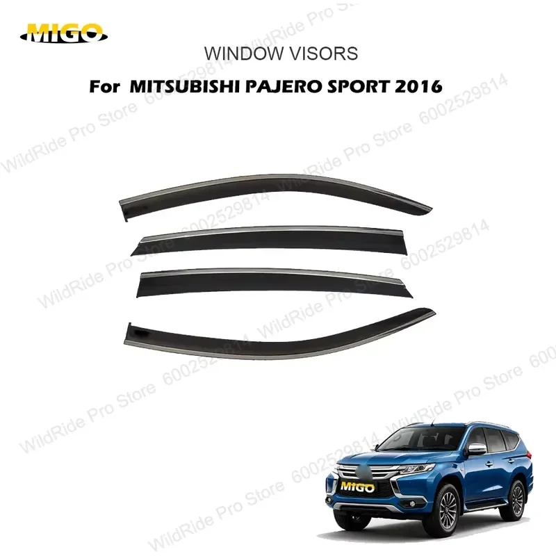 Flexible Thickened PC Window Visors for Mitsubishi Pajero Sport Montero Sport Shogun Sport 2016 Door Rain Guards Wind
Flexible Thickened PC Window Visors for Mitsubishi Pajero Sport Montero Sport Shogun Sport 2016 Door Rain Guards Wind