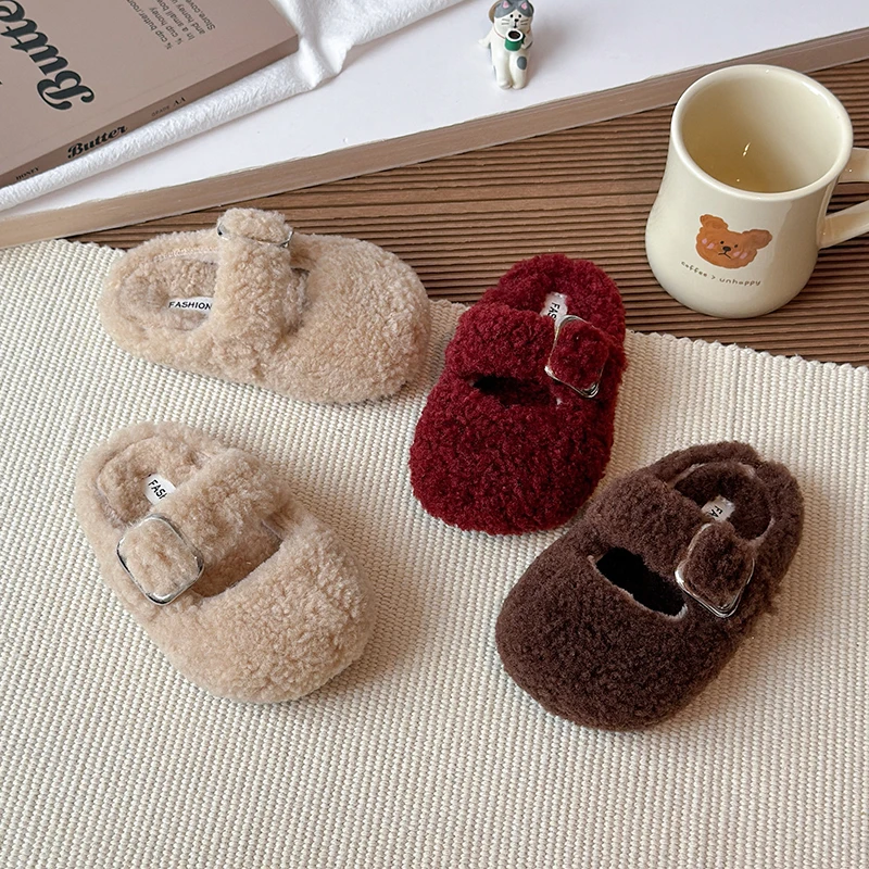 Children Shoes Winter New Kids Warm Plush Shoes For Girl Flat Loafers Moccasins Casual Shoes Coffee color Rice apricot color
Children Shoes Winter New Kids Warm Plush Shoes For Girl Flat Loafers Moccasins Casual Shoes Coffee color Rice apricot color