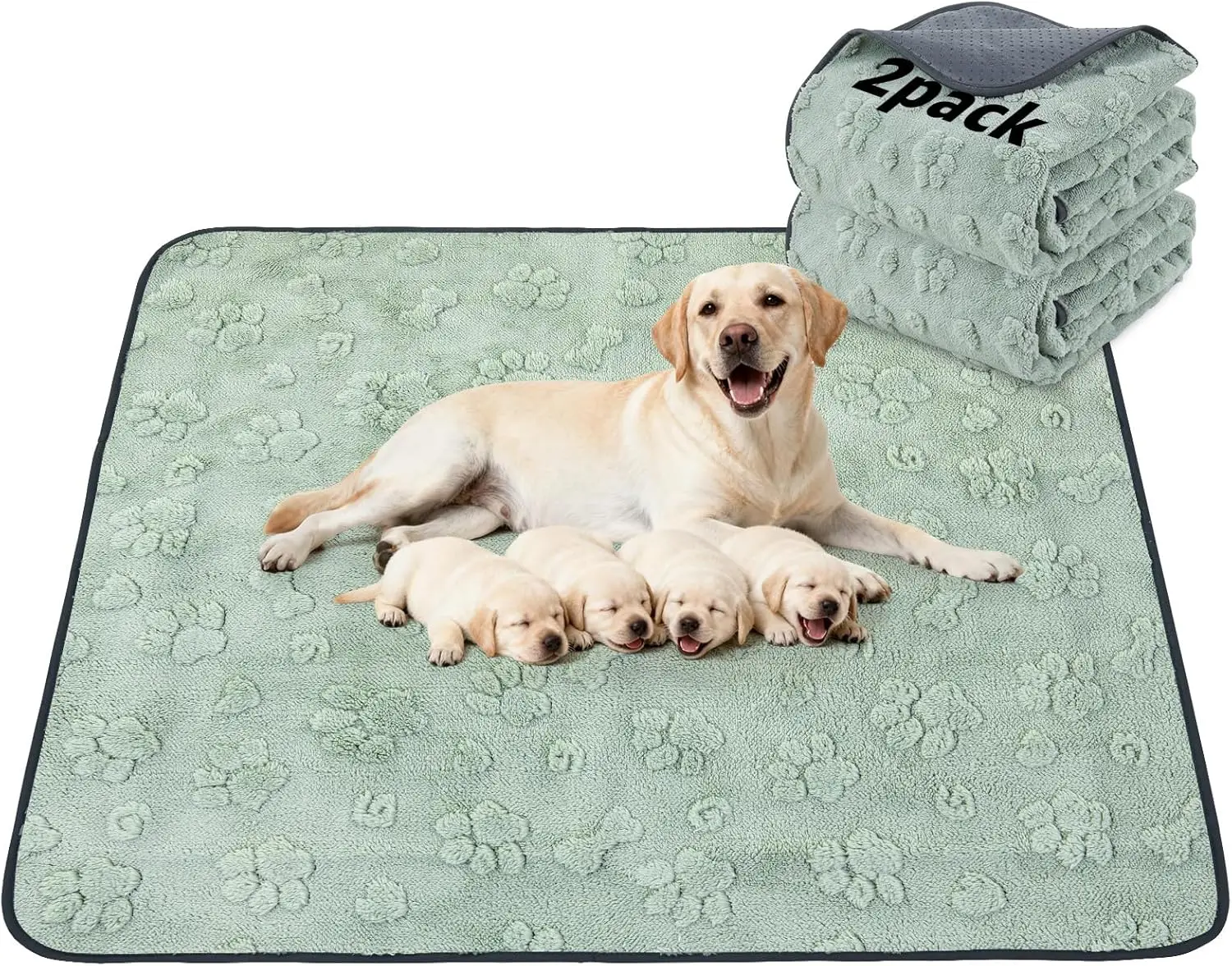 Многоразовые моющиеся пеленки для собак: 2 штуки, супервпитывающие, непромокаемые, для щенков, для клеток, кроватей и путешествий
Многоразовые моющиеся пеленки для собак: 2 штуки, супервпитывающие, непромокаемые, для щенков, для клеток, кроватей и путешествий