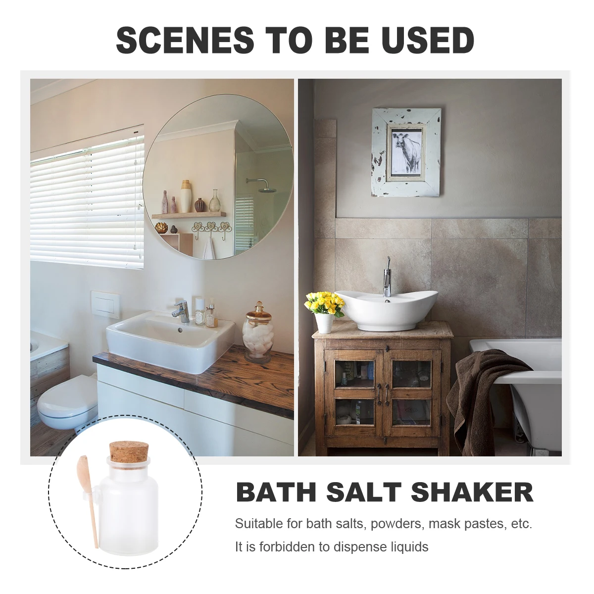 6 Pcs Bath Salt Bottle Refillable Container Food Powder Holder Shaker Seasoning Nut Storage Jar Plastic Empty Reusable Sealed
6 Pcs Bath Salt Bottle Refillable Container Food Powder Holder Shaker Seasoning Nut Storage Jar Plastic Empty Reusable Sealed