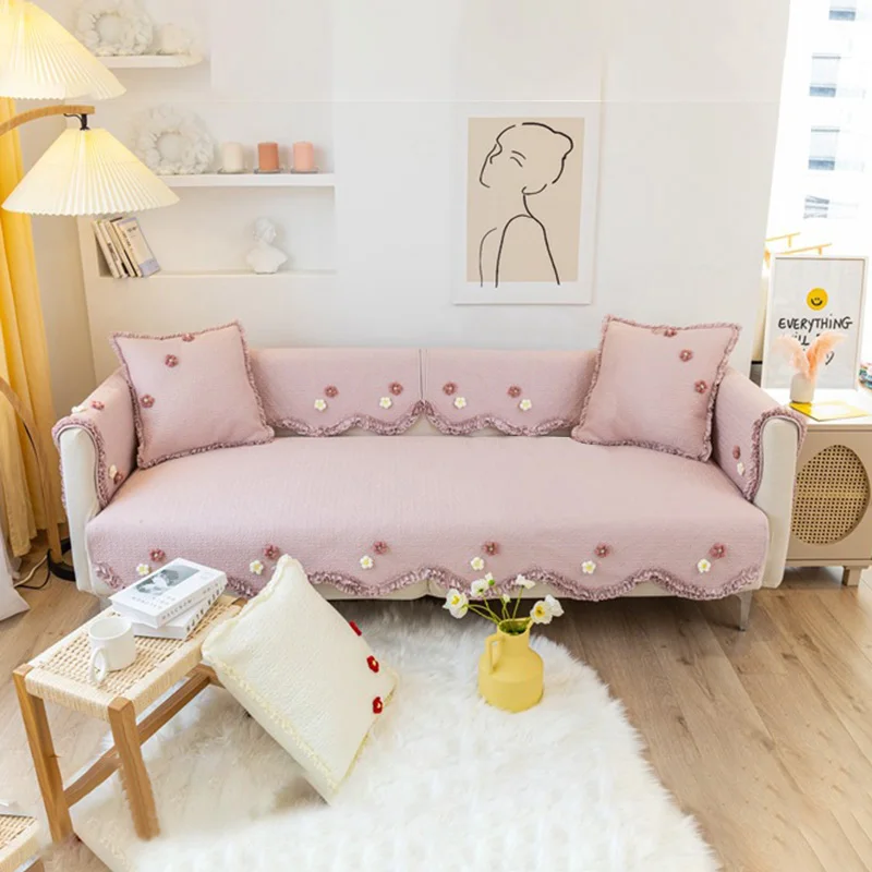 Cute Flower Sofa Cover Blanket Universal Non-slip Cotton Sofa Towel For Living Room Furniture Decor Tapestry Couch Cover
Cute Flower Sofa Cover Blanket Universal Non-slip Cotton Sofa Towel For Living Room Furniture Decor Tapestry Couch Cover