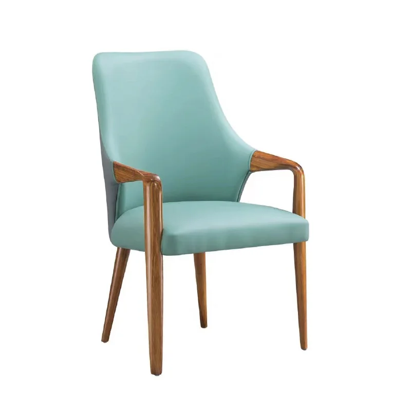 Nordic solid wood chair, hotel meeting guest negotiation armchair, restaurant private room soft bag high back chair household
Nordic solid wood chair, hotel meeting guest negotiation armchair, restaurant private room soft bag high back chair household