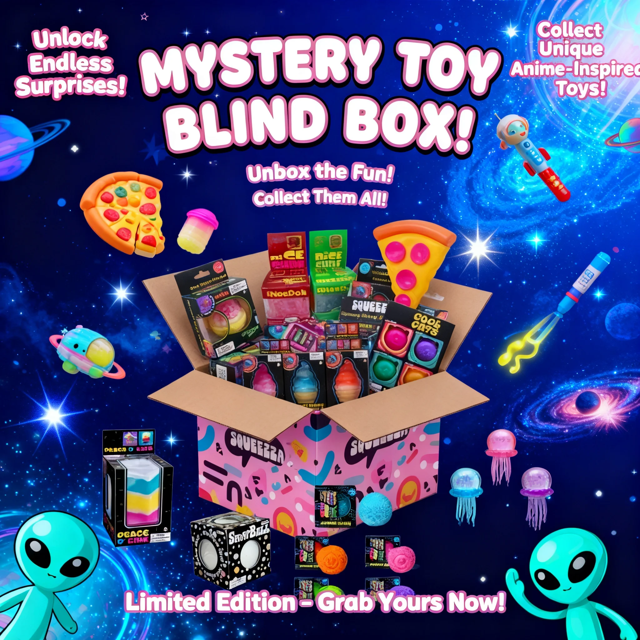 HOT Cute Food Ocean Squishy Blind Box Random Surprise Squeeze Toys 1Pcs Guaranteed Lucky Stress Relief Fidget Toy Set U.S. domestic warehouse rapid shipping
HOT Cute Food Ocean Squishy Blind Box Random Surprise Squeeze Toys 1Pcs Guaranteed Lucky Stress Relief Fidget Toy Set U.S. domestic warehouse rapid shipping