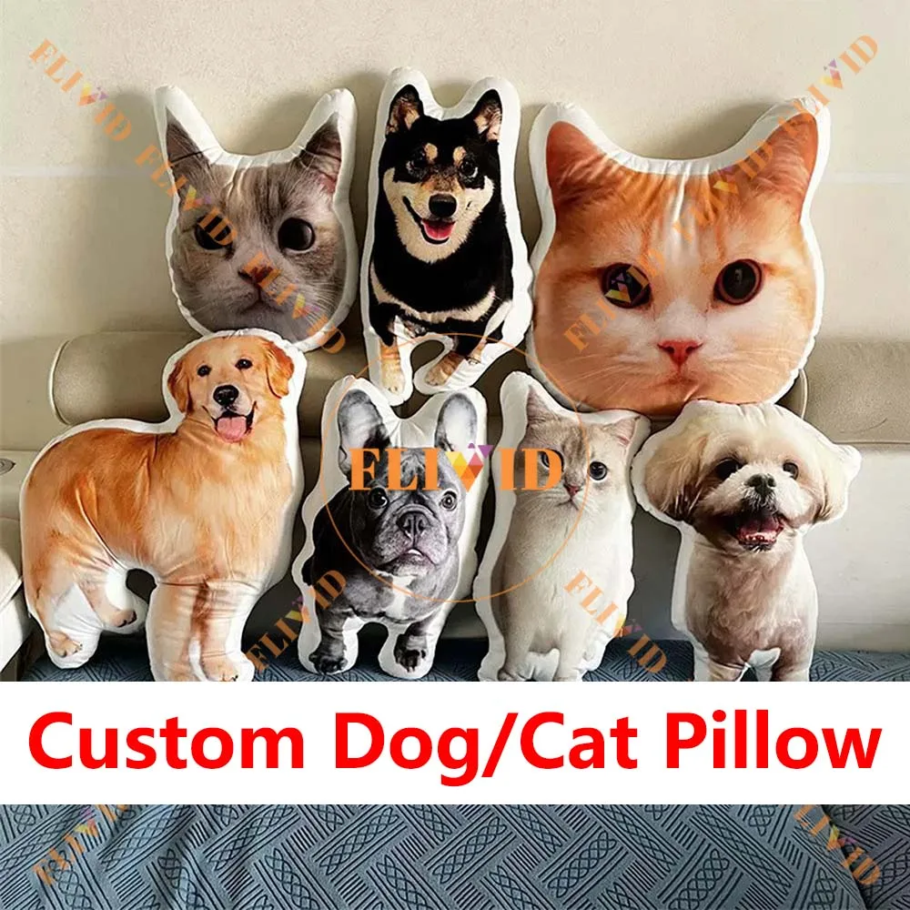 Customized 3D Dog/Cat Photo Pillow Personalized Animals Pillow Memorial Cushion Creative Gift Sofa Throw Pillow Pet Animal Lover
Customized 3D Dog/Cat Photo Pillow Personalized Animals Pillow Memorial Cushion Creative Gift Sofa Throw Pillow Pet Animal Lover