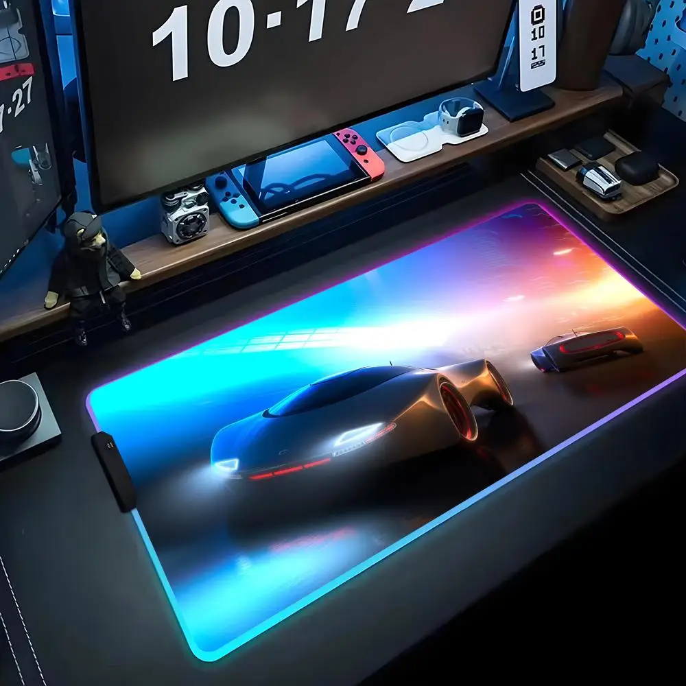 Коврик для мыши с гоночным автомобилем RGB Gaming Mousepad Большой светодиодный коврик для ПК Настольный коврик Светящийся коврик для мыши Большие коврики для клавиатуры Настольный коврик с подсветкой
Коврик для мыши с гоночным автомобилем RGB Gaming Mousepad Большой светодиодный коврик для ПК Настольный коврик Светящийся коврик для мыши Большие коврики для клавиатуры Настольный коврик с подсветкой