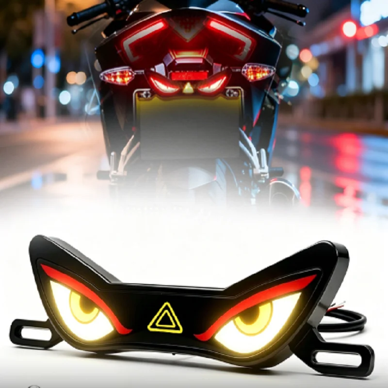 Motorcycle Cool EYE Ambient Light Breathing Neon Light Motorcycle License Plate illuminate Atmosphere Light Modified Decoration
Motorcycle Cool EYE Ambient Light Breathing Neon Light Motorcycle License Plate illuminate Atmosphere Light Modified Decoration