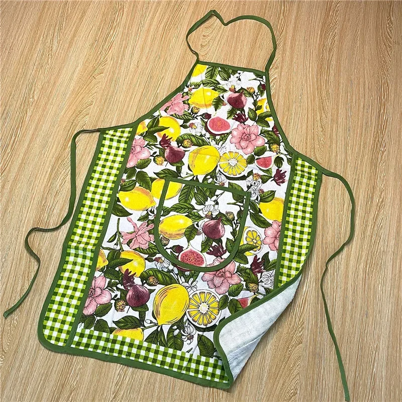 1Pc Vintage American Style Fruits Vegetables Home Baking Kitchen Hanging Neck Towel With Pocket Apron
1Pc Vintage American Style Fruits Vegetables Home Baking Kitchen Hanging Neck Towel With Pocket Apron