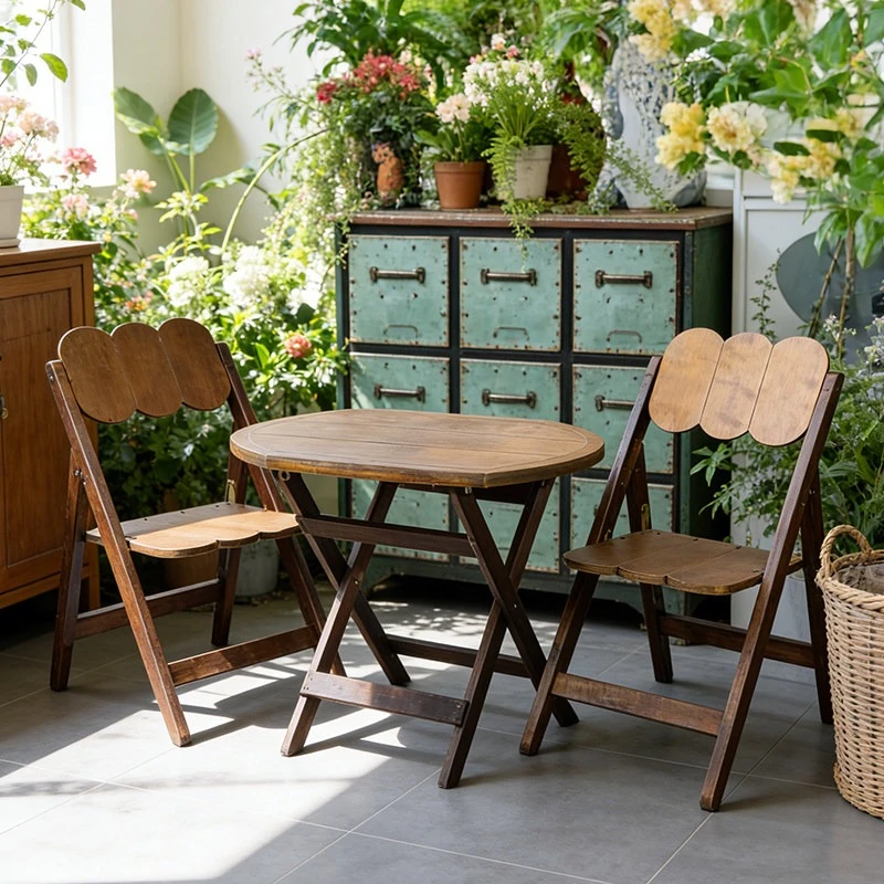 Mid-century vintage garden set wood folding balcony leisure outdoor seating portable aesthetic meble ogrodowe patio furniture
Mid-century vintage garden set wood folding balcony leisure outdoor seating portable aesthetic meble ogrodowe patio furniture