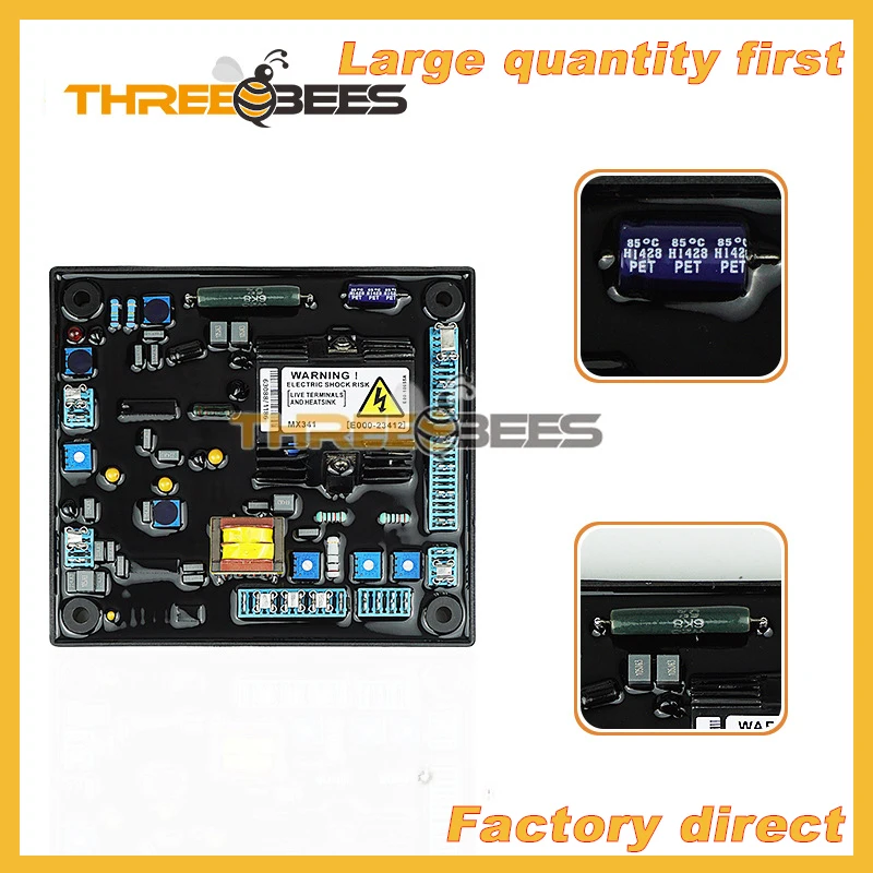 Diesel generator accessories AVR MX341 voltage regulator board automatic voltage regulator E000-23412
Diesel generator accessories AVR MX341 voltage regulator board automatic voltage regulator E000-23412