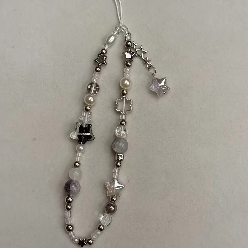 Fashion Silver Star Pearl Beaded Beaded Pendant Phone Xyun Charm For iPhone Samsung Universal Accessories Chain Lanyard Gift
Fashion Silver Star Pearl Beaded Beaded Pendant Phone Xyun Charm For iPhone Samsung Universal Accessories Chain Lanyard Gift