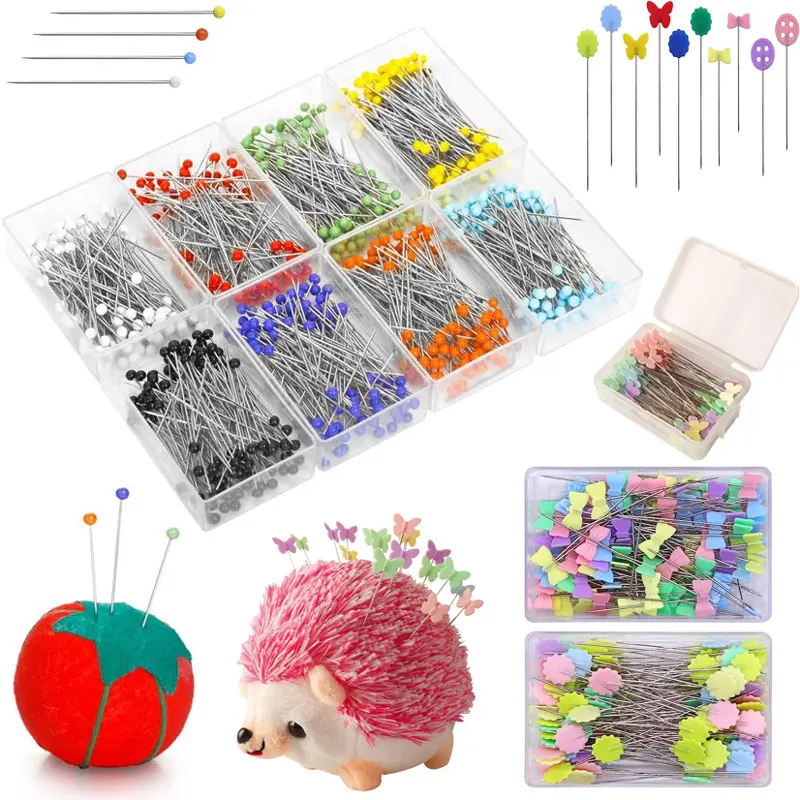 100Pcs Colorful Sewing Pins Quilting Pins Straight Pins Ball Glass Head Pins for Fabric Jewelry DIY Craft Sewing Project
100Pcs Colorful Sewing Pins Quilting Pins Straight Pins Ball Glass Head Pins for Fabric Jewelry DIY Craft Sewing Project