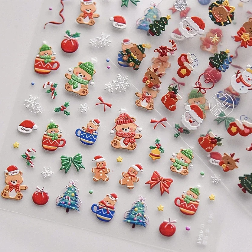 Blue Cup Apple Bear Star Christmas Tree Snowman Bowknot Santa Claus Love Heart Snowflake Winter Nail Art Sticker Manicure Decals
Blue Cup Apple Bear Star Christmas Tree Snowman Bowknot Santa Claus Love Heart Snowflake Winter Nail Art Sticker Manicure Decals