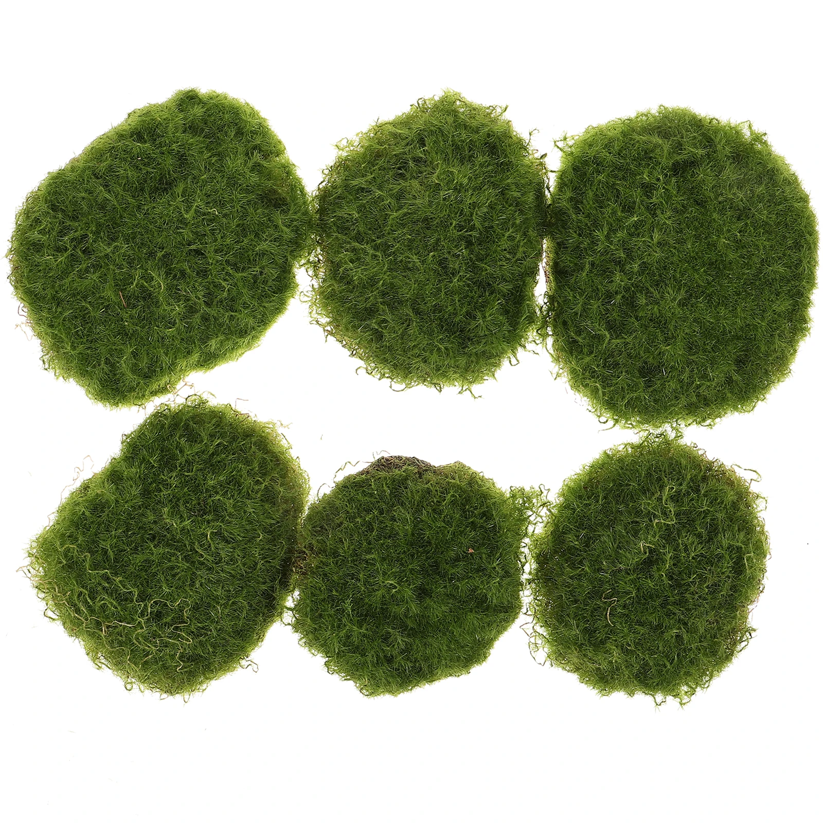 6 Pcs Artificial Moss Block Decorative Tray Garden Micro Landscape Stones Glass Ornament Mossy Decorations
6 Pcs Artificial Moss Block Decorative Tray Garden Micro Landscape Stones Glass Ornament Mossy Decorations