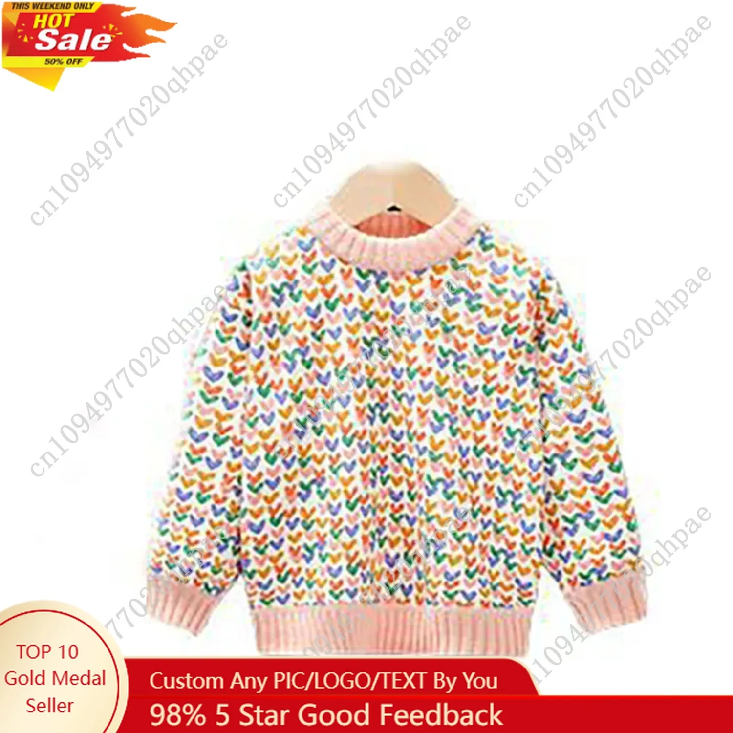 MILANCEL Kids Autumn Sweater Girls Sweet Fleece Padded Love Knitwear Children 1-7T Cute Knit Fashion Pullover
MILANCEL Kids Autumn Sweater Girls Sweet Fleece Padded Love Knitwear Children 1-7T Cute Knit Fashion Pullover