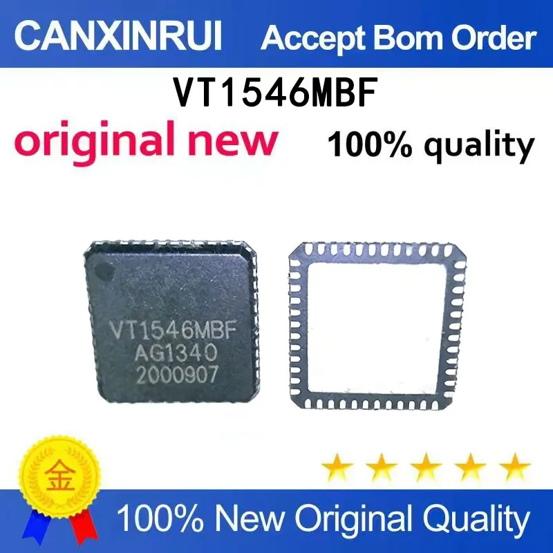 (5-100 pieces)New stock VT1546MBF VT1546MBF QFN
(5-100 pieces)New stock VT1546MBF VT1546MBF QFN