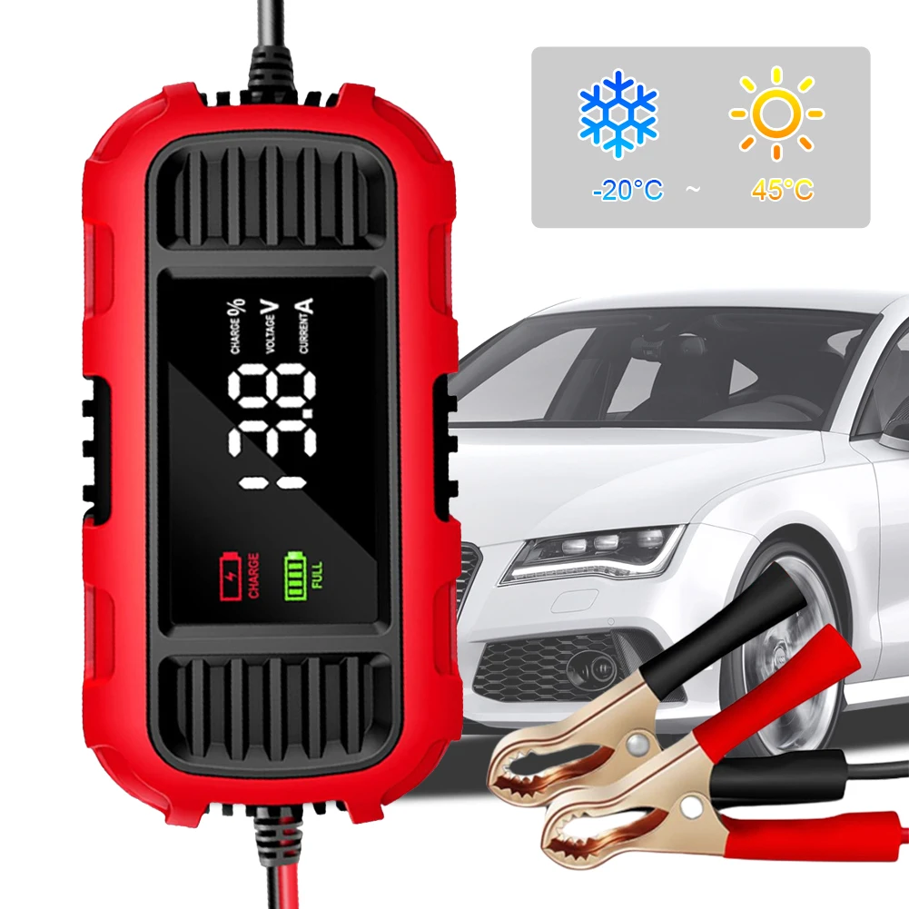 12V 2A Motorcycle Battery Charger Smart Battery Charging Tool Battery Trickle Charger Maintainer for Motorcycle Batteries
12V 2A Motorcycle Battery Charger Smart Battery Charging Tool Battery Trickle Charger Maintainer for Motorcycle Batteries