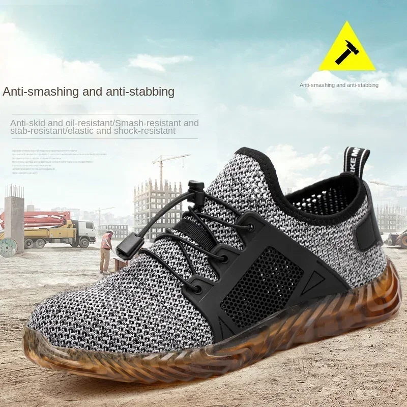 DurableThe Steel Toe Is Breathable And Lightweight Anti-smashing Anti-stabbing Casual Safety Shoes And One Piece Dropshipping
DurableThe Steel Toe Is Breathable And Lightweight Anti-smashing Anti-stabbing Casual Safety Shoes And One Piece Dropshipping