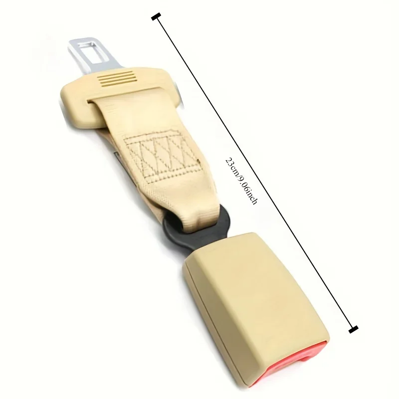 1 beige 23cm seat belt extender buckle, universal car connector extender, adjustable car extension strap
1 beige 23cm seat belt extender buckle, universal car connector extender, adjustable car extension strap