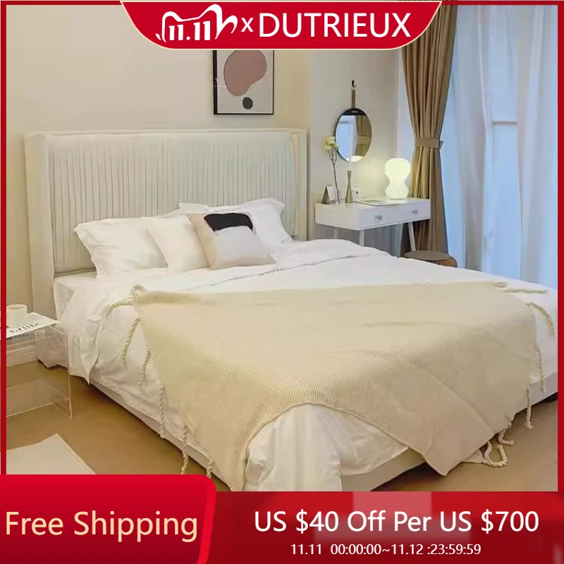 Современная светлая роскошная кровать, минималистичный дизайн, удобная свадебная кровать для девочек, маленькая семейная европейская модная мебель Muebles для дома
Современная светлая роскошная кровать, минималистичный дизайн, удобная свадебная кровать для девочек, маленькая семейная европейская модная мебель Muebles для дома