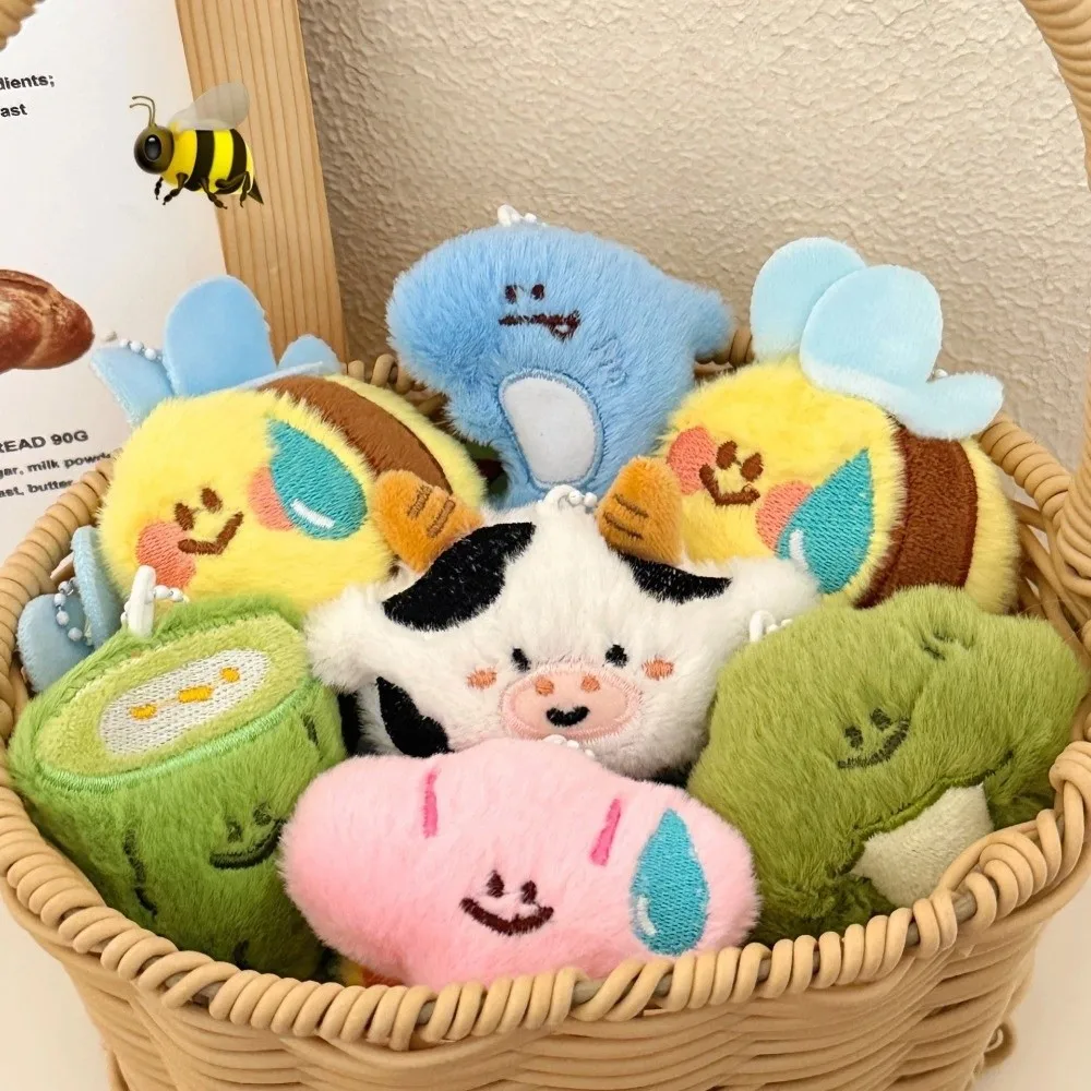2pcs Cartoon Animals Plush Doll Keychain Cute Shell Cow Bee Stuffed Pendant Shark Bitter Melon Backpack Charm for Women Girls
2pcs Cartoon Animals Plush Doll Keychain Cute Shell Cow Bee Stuffed Pendant Shark Bitter Melon Backpack Charm for Women Girls