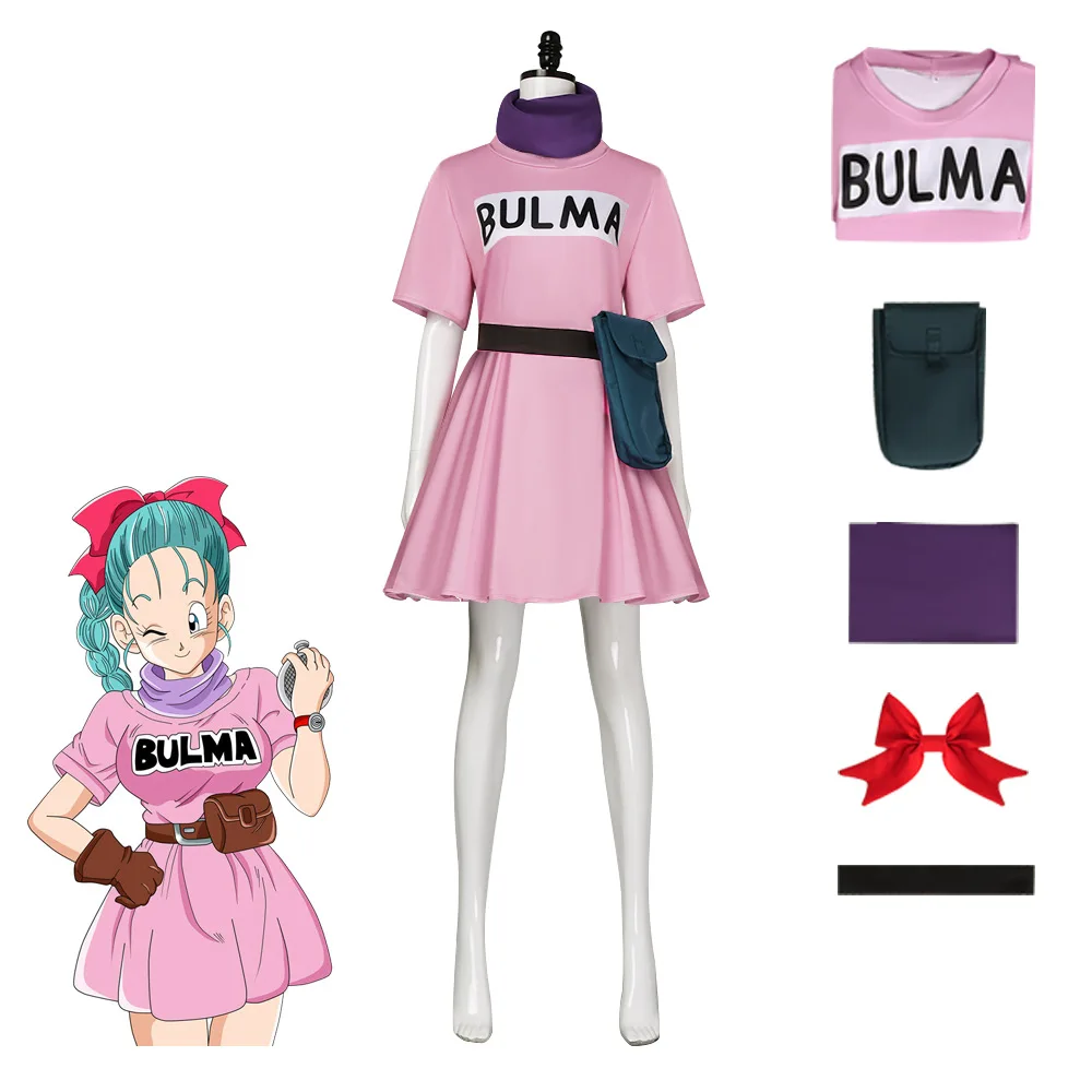 Аниме Bulma Косплей Костюм Розовое Платье Униформа Kawaii Девушки Полный Комплект Наряды Хэллоуин Карнавал Маскарад Вечеринка для Женщин
Аниме Bulma Косплей Костюм Розовое Платье Униформа Kawaii Девушки Полный Комплект Наряды Хэллоуин Карнавал Маскарад Вечеринка для Женщин