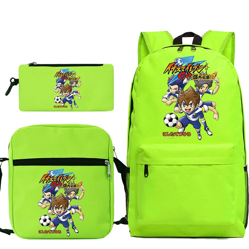3pcs Backpacks Inazuma Eleven Go Printed Lightweight Simple School Bags for Boys Hight-quality Primary School Students Mochilas
3pcs Backpacks Inazuma Eleven Go Printed Lightweight Simple School Bags for Boys Hight-quality Primary School Students Mochilas