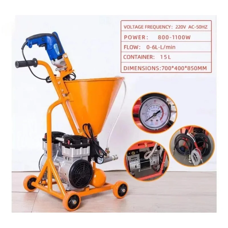 L/min Concrete Spray hin Spraying Wall Paint Putty Sanding Cement Plaster hine Automatic Plastering Tools
L/min Concrete Spray hin Spraying Wall Paint Putty Sanding Cement Plaster hine Automatic Plastering Tools
