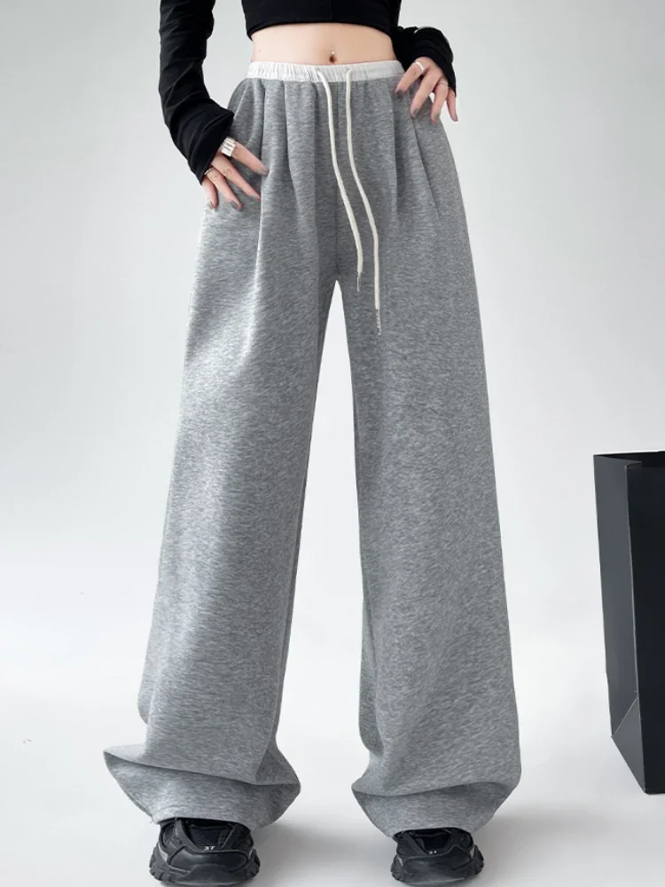 High Waist Sports Pants for Women Spring American White Waist Wide Leg Pants Straight Versatile Loose Street Dance Casual Pants
High Waist Sports Pants for Women Spring American White Waist Wide Leg Pants Straight Versatile Loose Street Dance Casual Pants