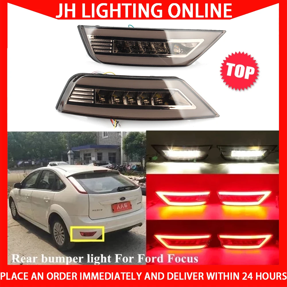 2Pcs LED Rear Bumper Reflector Light For Ford Focus Hatchback 2013-2020 For Ford Focus 2 MK2 Escape Kuga Rear Signal Fog Lamp
2Pcs LED Rear Bumper Reflector Light For Ford Focus Hatchback 2013-2020 For Ford Focus 2 MK2 Escape Kuga Rear Signal Fog Lamp