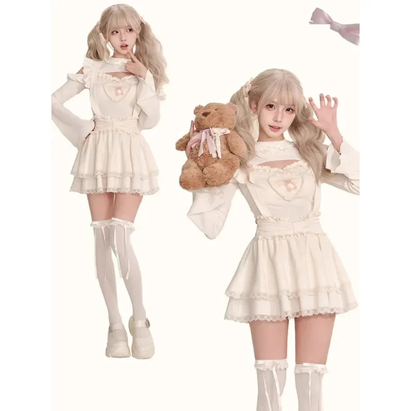 2024 Summer Japanese Style Kawaii 2 Piece Dress Suit Cute Print Slim Top High Waist Sweet Y2k Mini Dress Party Fashion Set
2024 Summer Japanese Style Kawaii 2 Piece Dress Suit Cute Print Slim Top High Waist Sweet Y2k Mini Dress Party Fashion Set