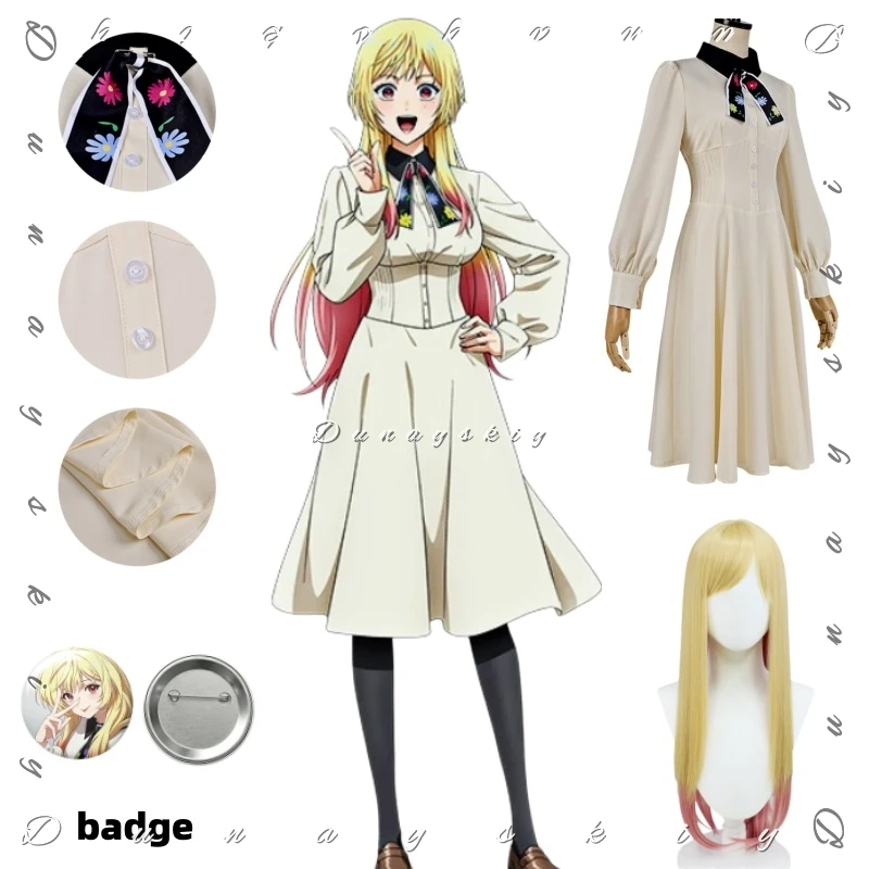 DUNAYSKIY/Cosplay MEI KINOSAKI Casual Dress Costume Bow Tie Halloween Wigs JK A-Line Dress MARRIAGETOXIN Cream White Dress
DUNAYSKIY/Cosplay MEI KINOSAKI Casual Dress Costume Bow Tie Halloween Wigs JK A-Line Dress MARRIAGETOXIN Cream White Dress