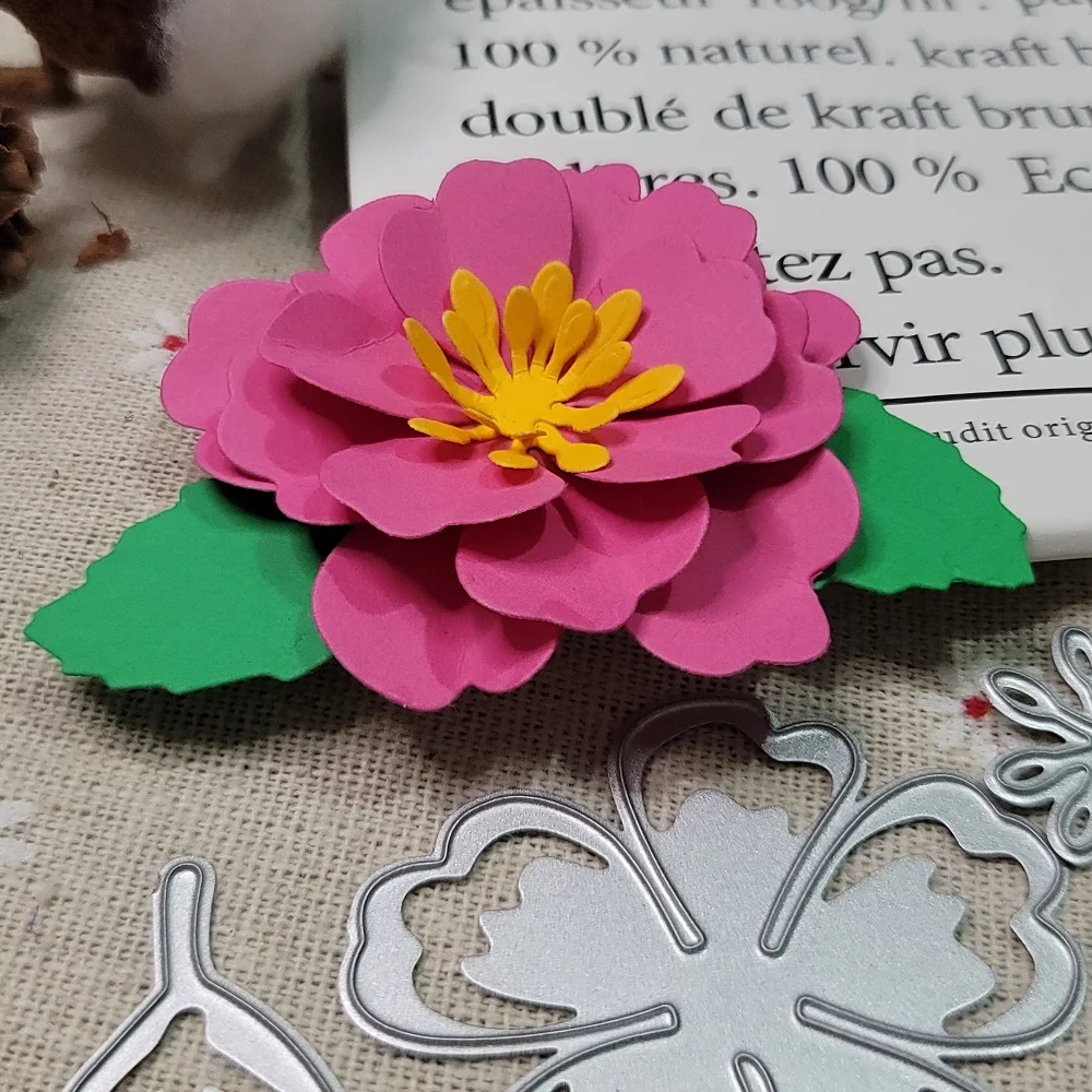 New Craft 3D Flower Metal Cutting Dies for Scrapbooking DIY Manual Album Production Tool Carbon Steel Flowers Die Cut 2023 New
New Craft 3D Flower Metal Cutting Dies for Scrapbooking DIY Manual Album Production Tool Carbon Steel Flowers Die Cut 2023 New