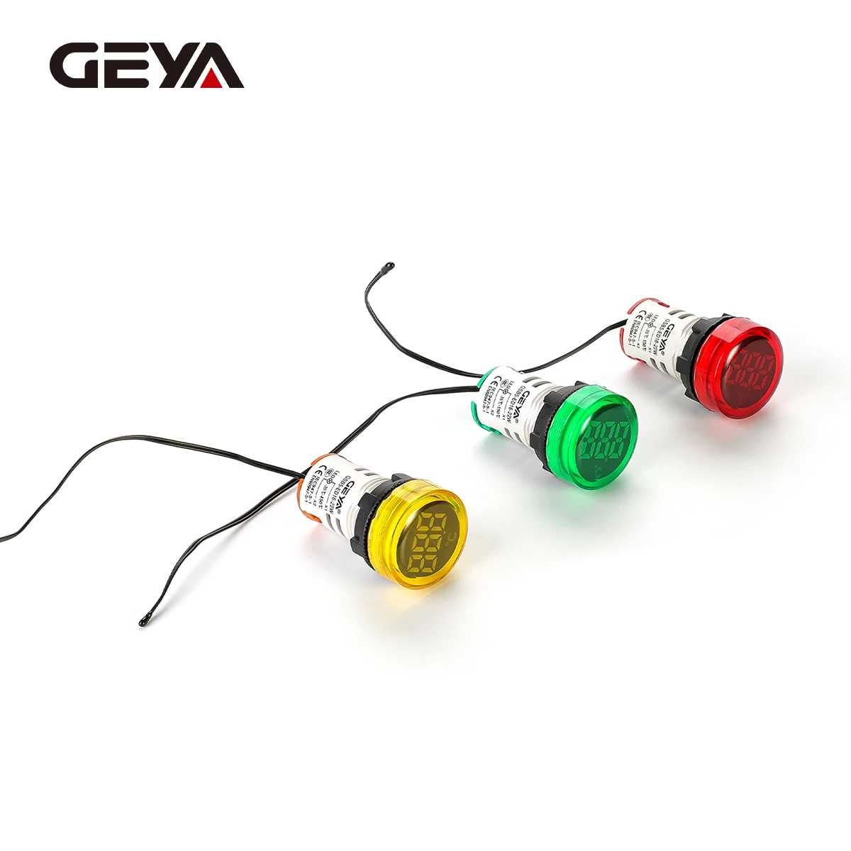 GEYA -35℃~150℃ LED Digital Circular Temperature Meter Indicator Tester With High-brightness Mini Display Head 22MM
GEYA -35℃~150℃ LED Digital Circular Temperature Meter Indicator Tester With High-brightness Mini Display Head 22MM