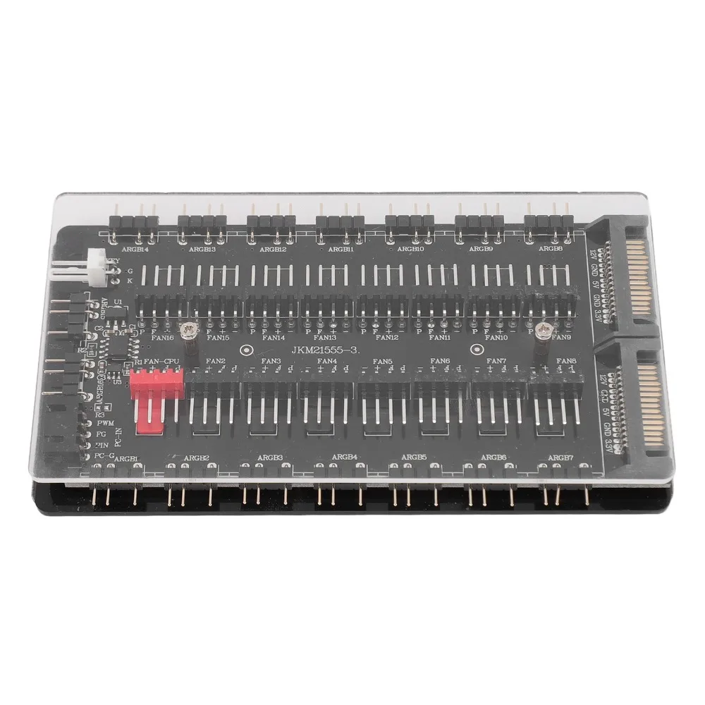 Portable SATAs Interface ARGB PWM Fan Hub 4Pin PWM with Case 2 in 1 Fan Hub 3Pin ARGB 16 Way Fan Hub PC Wiring Management
Portable SATAs Interface ARGB PWM Fan Hub 4Pin PWM with Case 2 in 1 Fan Hub 3Pin ARGB 16 Way Fan Hub PC Wiring Management