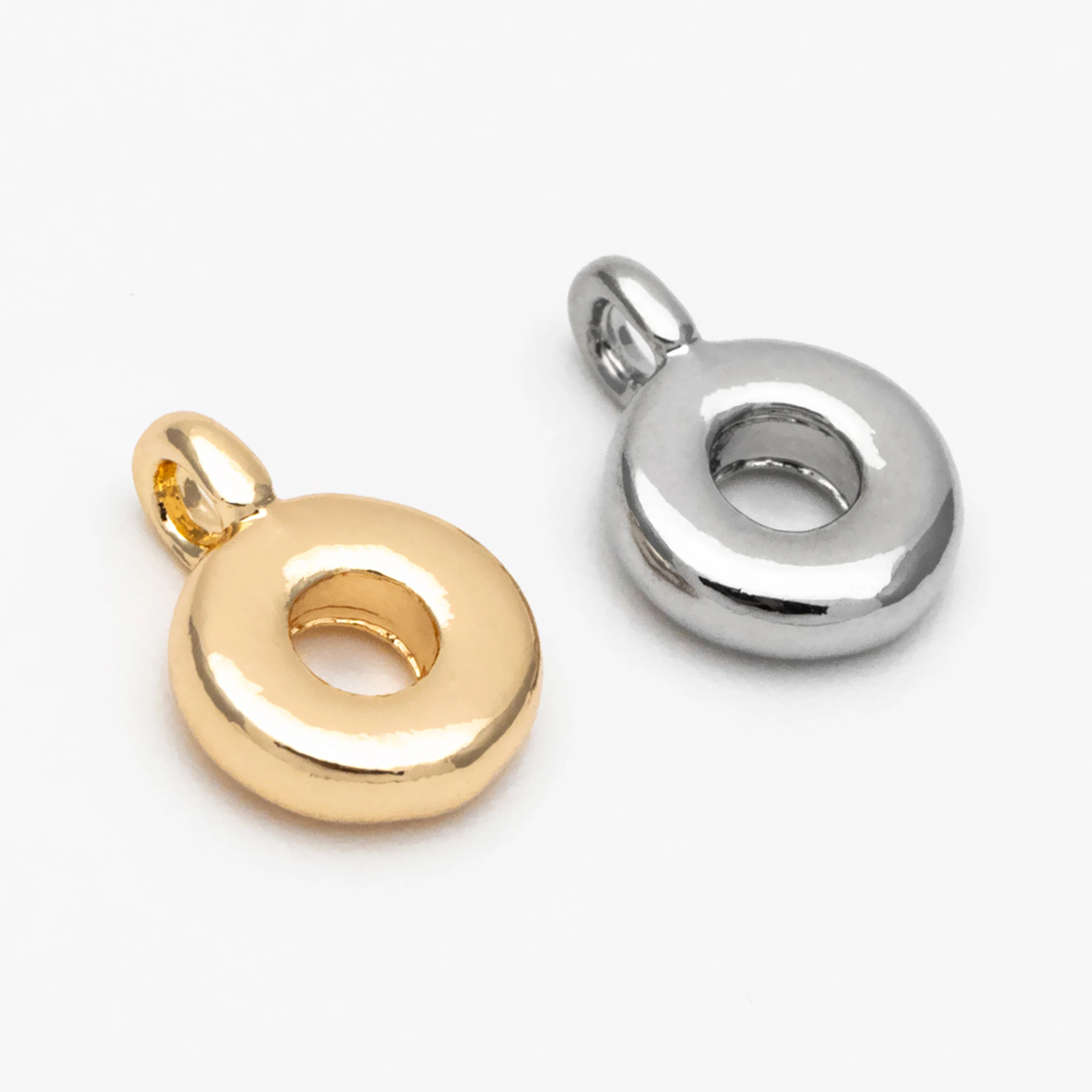 10pcs Gold Bail Beads, Bail Charm Holder Spacer with Loop, Tube Bails, Cord Bails, Slider Bails, Spacer Ring (GB-1328)
10pcs Gold Bail Beads, Bail Charm Holder Spacer with Loop, Tube Bails, Cord Bails, Slider Bails, Spacer Ring (GB-1328)