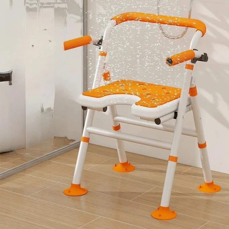 Adjustable Non-Slip Bathroom Chairs Folding Shower Chair with Arms&Back,350 LB Capacity, Bath Seat Cutout for Private Washing
Adjustable Non-Slip Bathroom Chairs Folding Shower Chair with Arms&Back,350 LB Capacity, Bath Seat Cutout for Private Washing