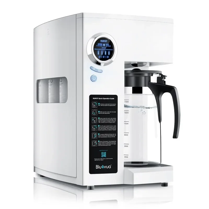 Bluevua RO100ROPOT-UV фильтр для воды для столешницы с обратным осмосом-6-ступенчатая очистка с УФ и реминерализацией
Bluevua RO100ROPOT-UV фильтр для воды для столешницы с обратным осмосом-6-ступенчатая очистка с УФ и реминерализацией