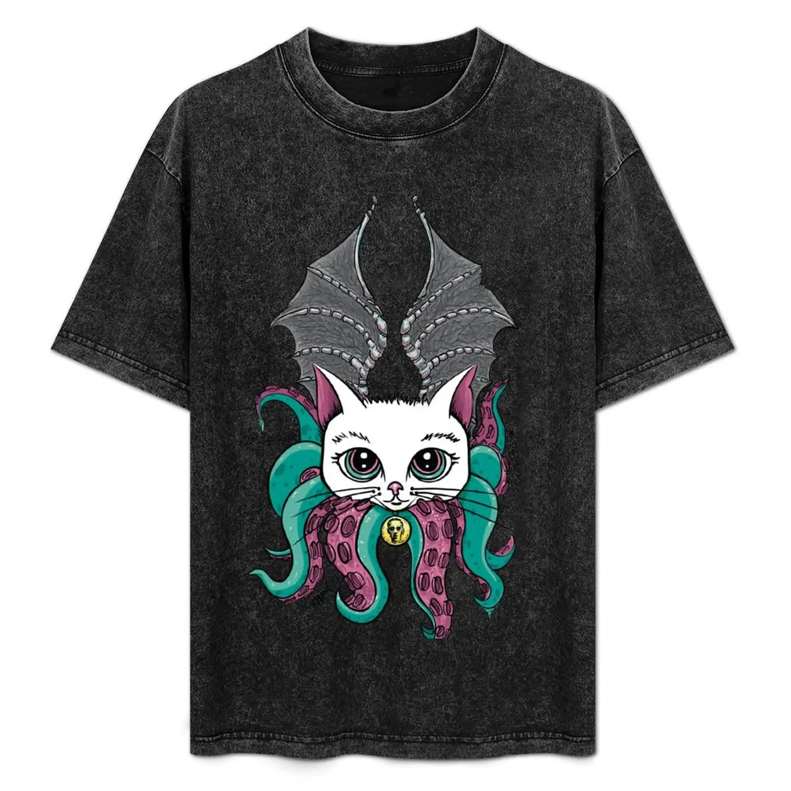 Cathulhu - Purrs while Dreaming T-Shirt Festive Simple T-Shirt
Cathulhu - Purrs while Dreaming T-Shirt Festive Simple T-Shirt