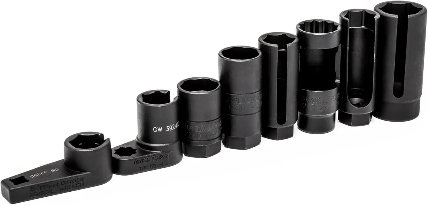 Набор из 8 сенсорных головок для датчиков кислорода и датчиков давления масла - инструменты с приводом 3/8 дюйма
Набор из 8 сенсорных головок для датчиков кислорода и датчиков давления масла - инструменты с приводом 3/8 дюйма