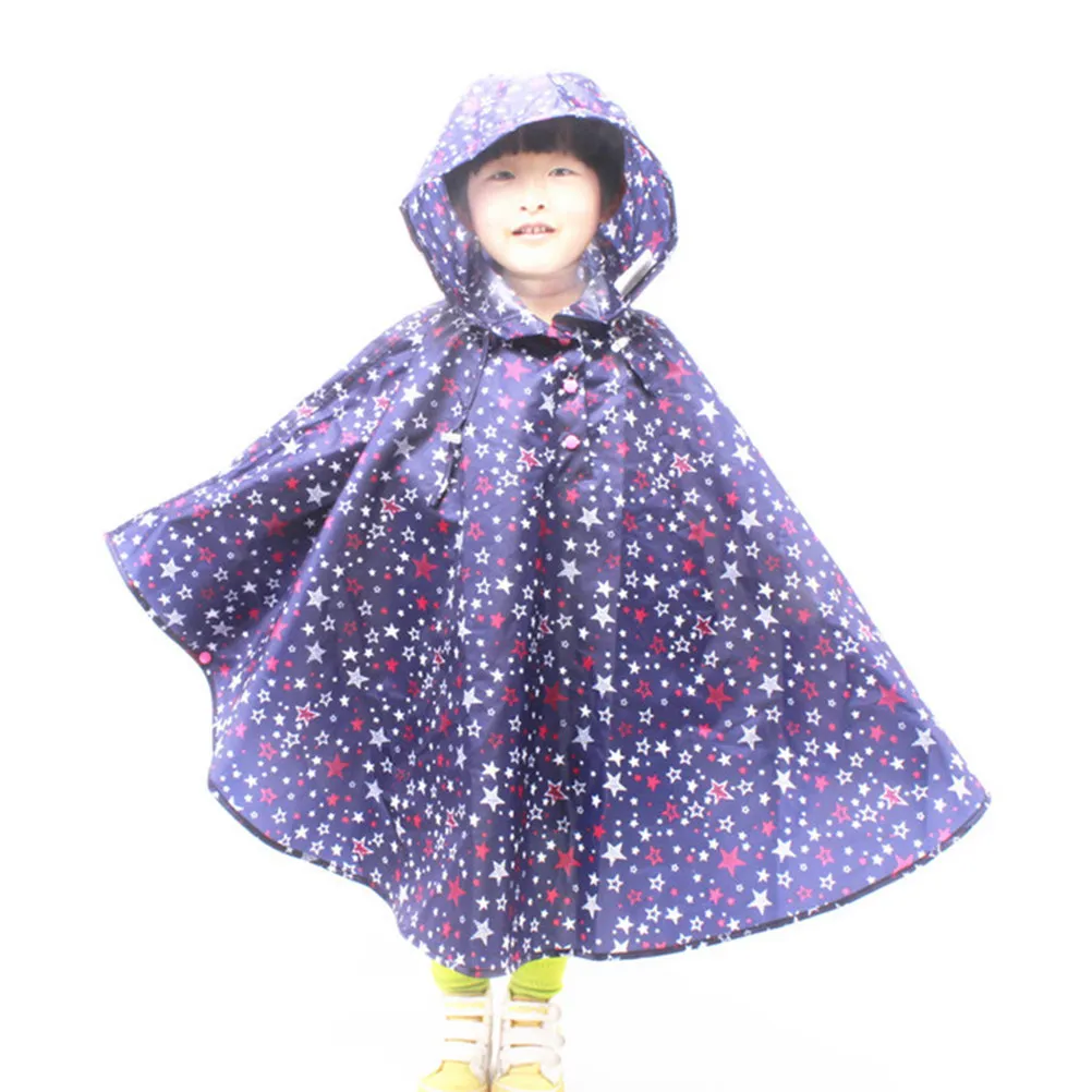 Rain Ponchos Stars Design Lightweight Waterproof Raincoat For School Outdoor Use Blue Size
Rain Ponchos Stars Design Lightweight Waterproof Raincoat For School Outdoor Use Blue Size