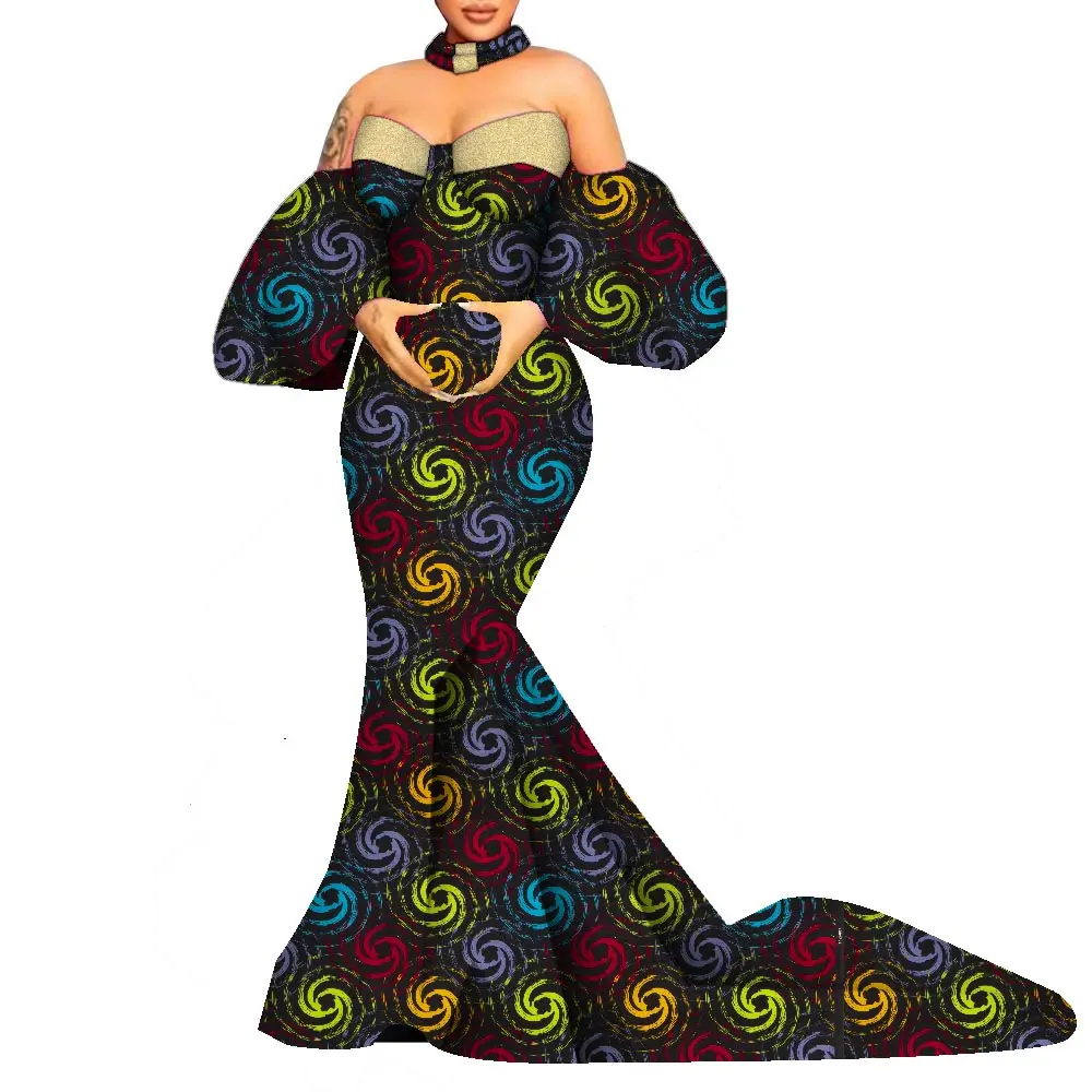 Африканские платья для женщин, длинные платья, сексуальные женские платья, Дашики, африканская женская одежда KG1282 
Африканские платья для женщин, длинные платья, сексуальные женские платья, Дашики, африканская женская одежда KG1282