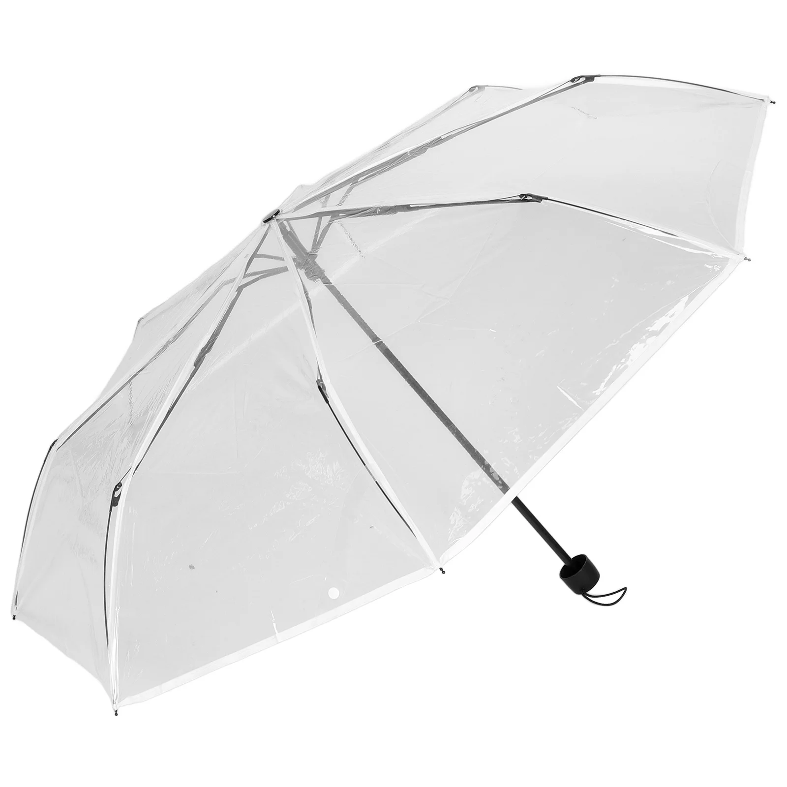 Fully Automatic Ten Bone Folding Transparent Umbrella White Edge Wood Handle Compact Windproof Travel Small Size Lightweight
Fully Automatic Ten Bone Folding Transparent Umbrella White Edge Wood Handle Compact Windproof Travel Small Size Lightweight