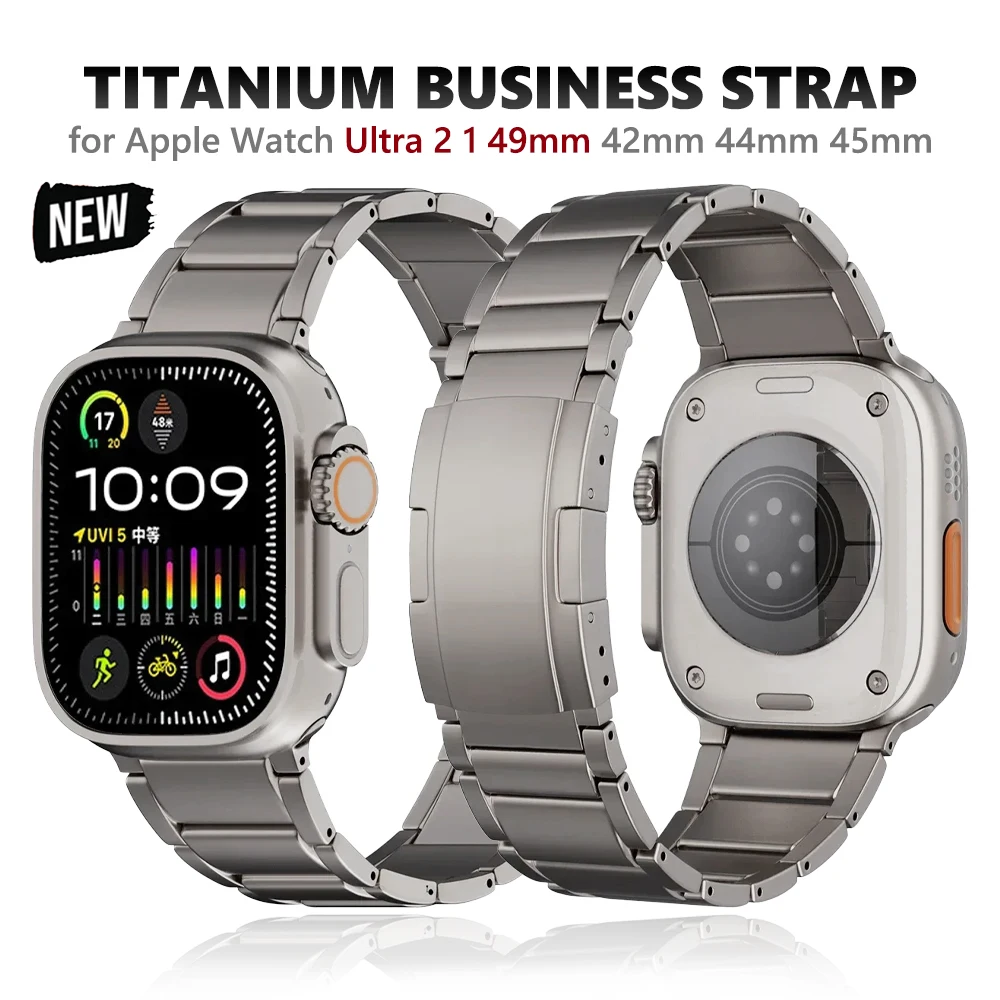 Ремешок титановый для Apple Watch Ultra 2, деловой браслет для iWatch Series 9 7 se 6 8 5 4 40 41 мм 49 мм 42 44 мм 45 мм
Ремешок титановый для Apple Watch Ultra 2, деловой браслет для iWatch Series 9 7 se 6 8 5 4 40 41 мм 49 мм 42 44 мм 45 мм